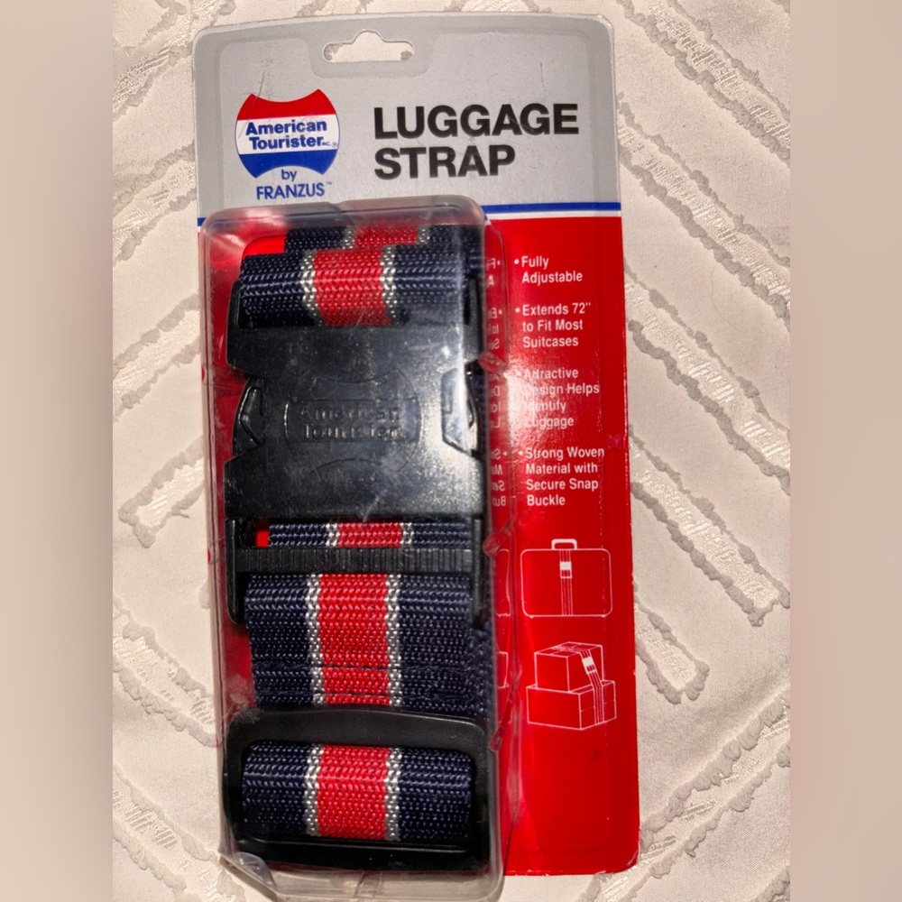 Luggage Strap American Touristee. New. Adjusts up to 72”